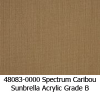 Sunbrella fabric 48083 spectrum caribou