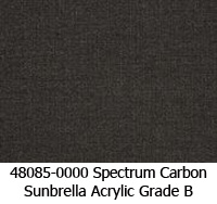 Sunbrella fabric 48085 spectrum carbon