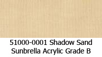Sunbrella fabric 51000-0001 shadow sand