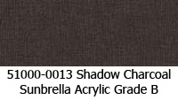 Sunbrella fabric 51000-0013 shadow charcoal