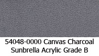 Sunbrella fabric 54048 canvas charcoal