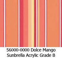Sunbrella fabric 56000 dolce mango