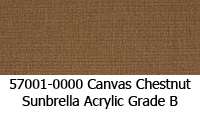 Sunbrella fabric 57001 canvas chestnut