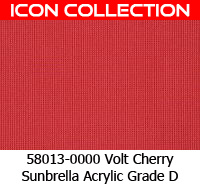 Sunbrella fabric 58013 volt cherry