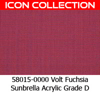 Sunbrella fabric 58015 volt fuchsia