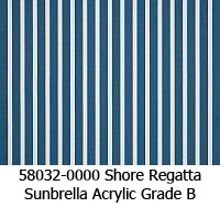 Sunbrella fabric 58032 shore regatta