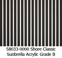 Sunbrella fabric 58033 shore classic