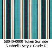 Sunbrella fabric 58040 token surfside