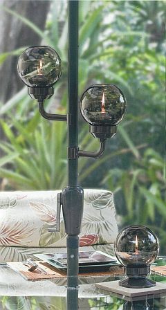 umbrella clip-on or table oil lamp