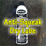 Dry lubricant for pipe furniture