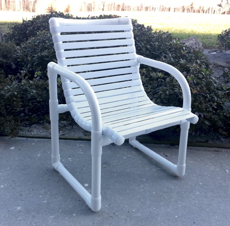 Pvc Strap Furniture For Your Patio Or, Pvc Pipe Outdoor Furniture Plans