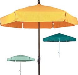 Fiberglass garden umbrellas