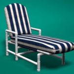 Classic chaise lounge chair